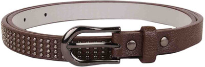 

Lino Perros Women Casual Brown Artificial Leather Belt, B004
