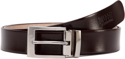 

U+N Men Formal Brown Genuine Leather Belt