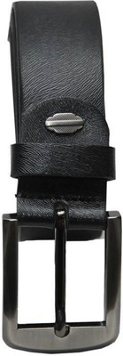 

Sondagar Arts Men Formal Black Genuine Leather Belt