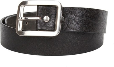 

Kosher Men Casual Black Genuine Leather Belt