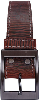 

Revo Men Casual Brown Genuine Leather Belt