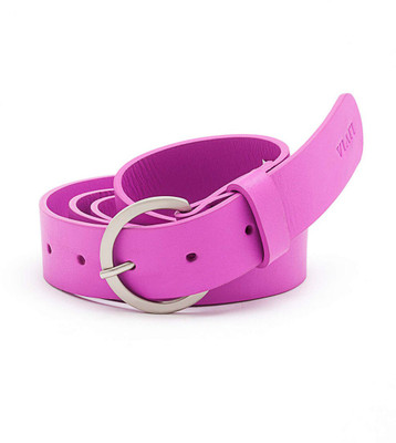 

Viari Women Casual Pink Genuine Leather Belt, Radiant orchid