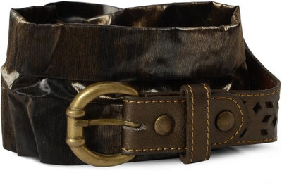 

Baggit Women Casual Brown Synthetic Belt, Bronze