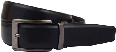

OODI Men Black Genuine Leather Belt