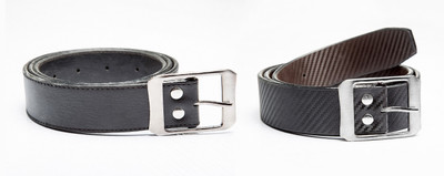 

Skylark Designs Men Formal Black Artificial Leather Belt