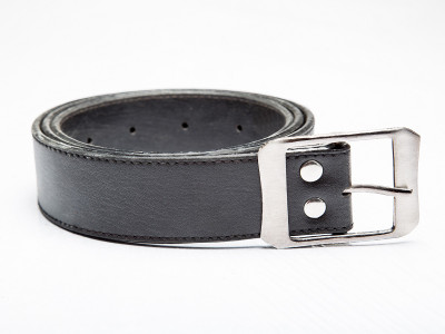 Skylark Designs Men Formal Black Artificial Leather Belt