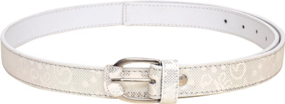 

Scarleti Girls Formal White Artificial Leather Belt