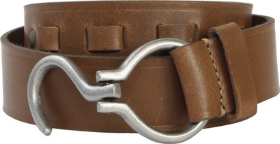 Walletsnbags Men Casual Tan Genuine Leather Belt, Tan-63