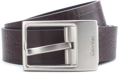 

Calvin Klein Men Brown Genuine Leather Reversible Belt, 227