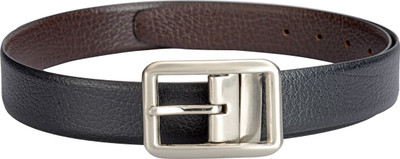 

TKWD Leathers Men Casual Black Genuine Leather Reversible Belt