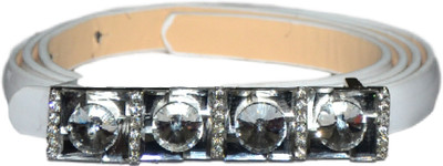 

Portia Girls White Artificial Leather Belt