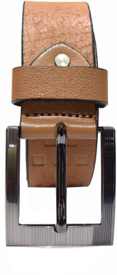 

Moochies Men Formal, Party, Casual Beige Genuine Leather Belt