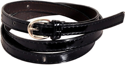

Swan Collection Girls Casual, Formal Black Artificial Leather Belt