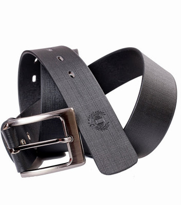 

99Cells Men Casual Black Genuine Leather Belt