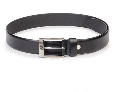 

Buckle Up Men Black Genuine Leather Belt
