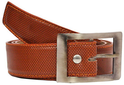 

OODI Men & Women Tan Artificial Leather Belt