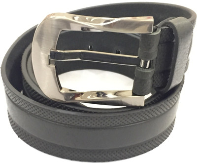 

Sir Michele Men Casual Black Genuine Leather Belt