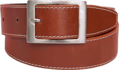 

The Brandstand Men Casual Tan Texas Leatherite Belt