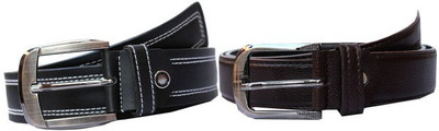 

Winsome Deal Men Formal, Casual Black, Brown Artificial Leather Belt