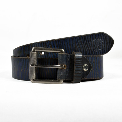 

Red Chief Men Blue Genuine Leather Belt, 002