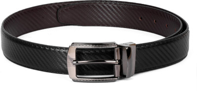 

Buckle Up Men Black Artificial Leather Belt