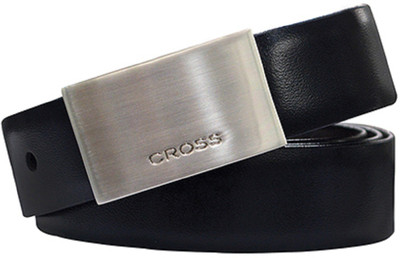 

Cross Men Formal Black Genuine Leather Reversible Belt, Blk/brn reversible
