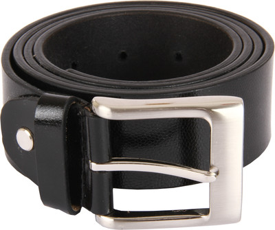 

John Players Men Formal Black Genuine Leather Belt