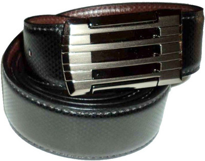 

Mode Boys Casual, Formal Black Genuine Leather Belt, Black-45