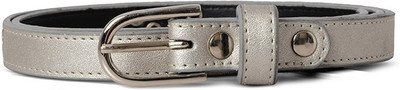 

Baggit Women Casual Silver Synthetic Belt