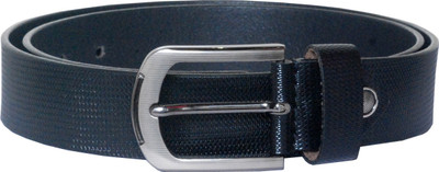 

Sondagar Arts Men Formal Black Genuine Leather Belt, Multicolor