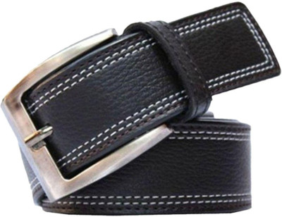 

OODI Men Black Artificial Leather Belt