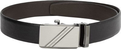 

Teakwood Men Formal Black Genuine Leather Belt