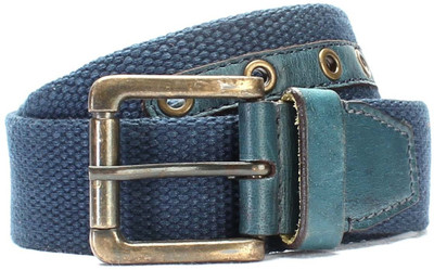

Brune Men Casual Blue Canvas Belt, Blue-01