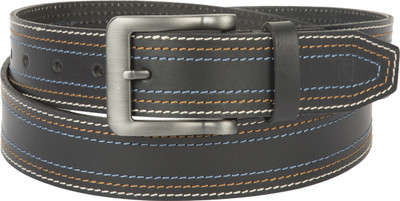 

Leder Concepts Men Formal Black Genuine Leather Belt