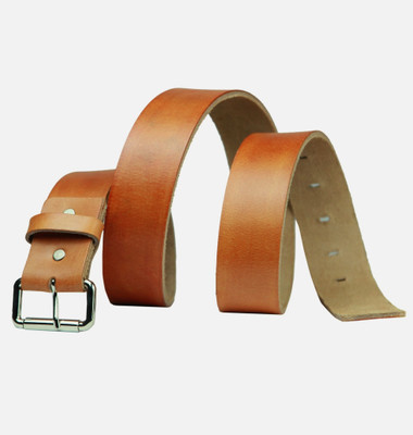 

99Cells Men Casual Tan Genuine Leather Belt