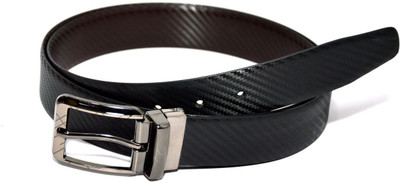 

Pellezzari Men Formal Black, Brown Genuine Leather Reversible Belt