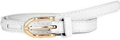 

Lino Perros Women Casual White Artificial Leather Belt