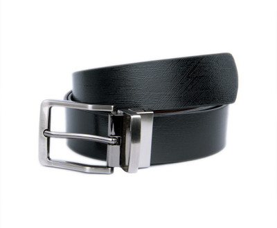 

Kiko Men Formal Black, Tan, Brown Genuine Leather Reversible Belt, Black&brown1