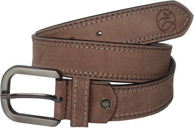 

Czar Enterprises Boys Casual Brown Genuine Leather Belt, Mud brown