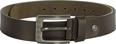 

TKWD Leathers Men Casual Brown Genuine Leather Belt