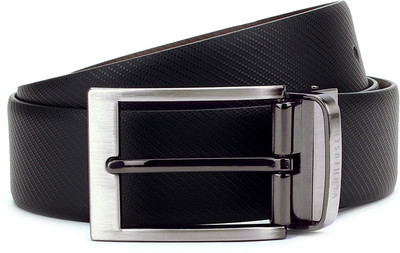 

Van Heusen Men Black, Brown Metal Reversible Belt