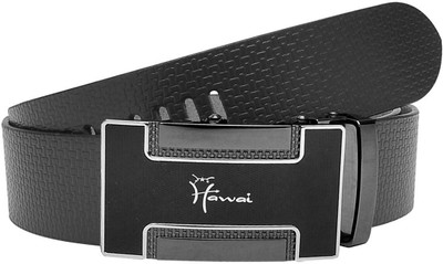 

Hawai Men Casual, Formal Black Genuine Leather Belt