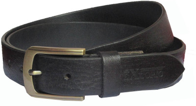 

eXcorio Men Party Black Genuine Leather Belt