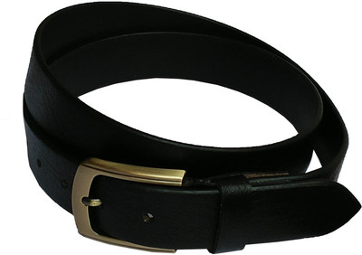 

eXcorio Men Formal Black Genuine Leather Belt