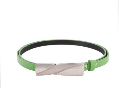 

Skyways Women Casual Green Artificial Leather Belt, Green-02