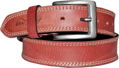 

Divoto Men Casual Red Genuine Leather Belt