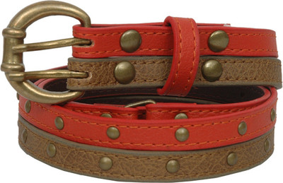 

Baggit Women Casual Orange Genuine Leather Belt