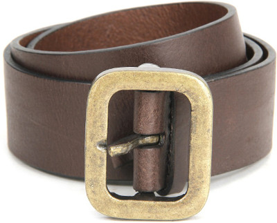 

United Colors of Benetton Men Brown Genuine Leather Belt, 902