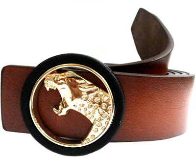

Mode Boys Casual, Formal Brown Genuine Leather Belt, Brown-148