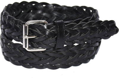 

Pellezzari Men Casual Black Genuine Leather Belt